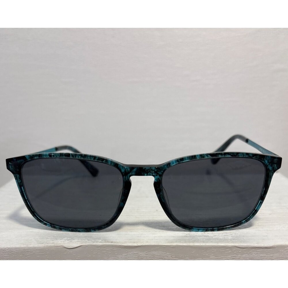 Ruby Blue Sunglasses Blue Marbled Rectangle 197 C2  UV 400 Protection  54-18-140